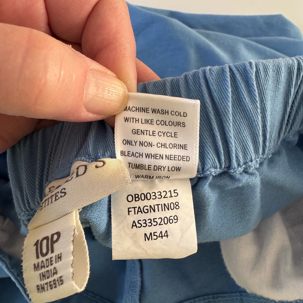 Newport Blue Women's Straight Leg Ultrasoft pull on slacks w/pockets, size 10P - Picture 6 of 12